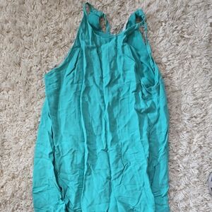 Rachel Roy Women's Teal Sleeveless Top